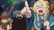 Marcille with Chilchuck and Senshi as seen in anime(Image credits: Studio Trigger)